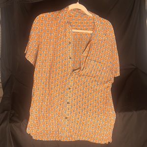 Raga man button up t shirt
